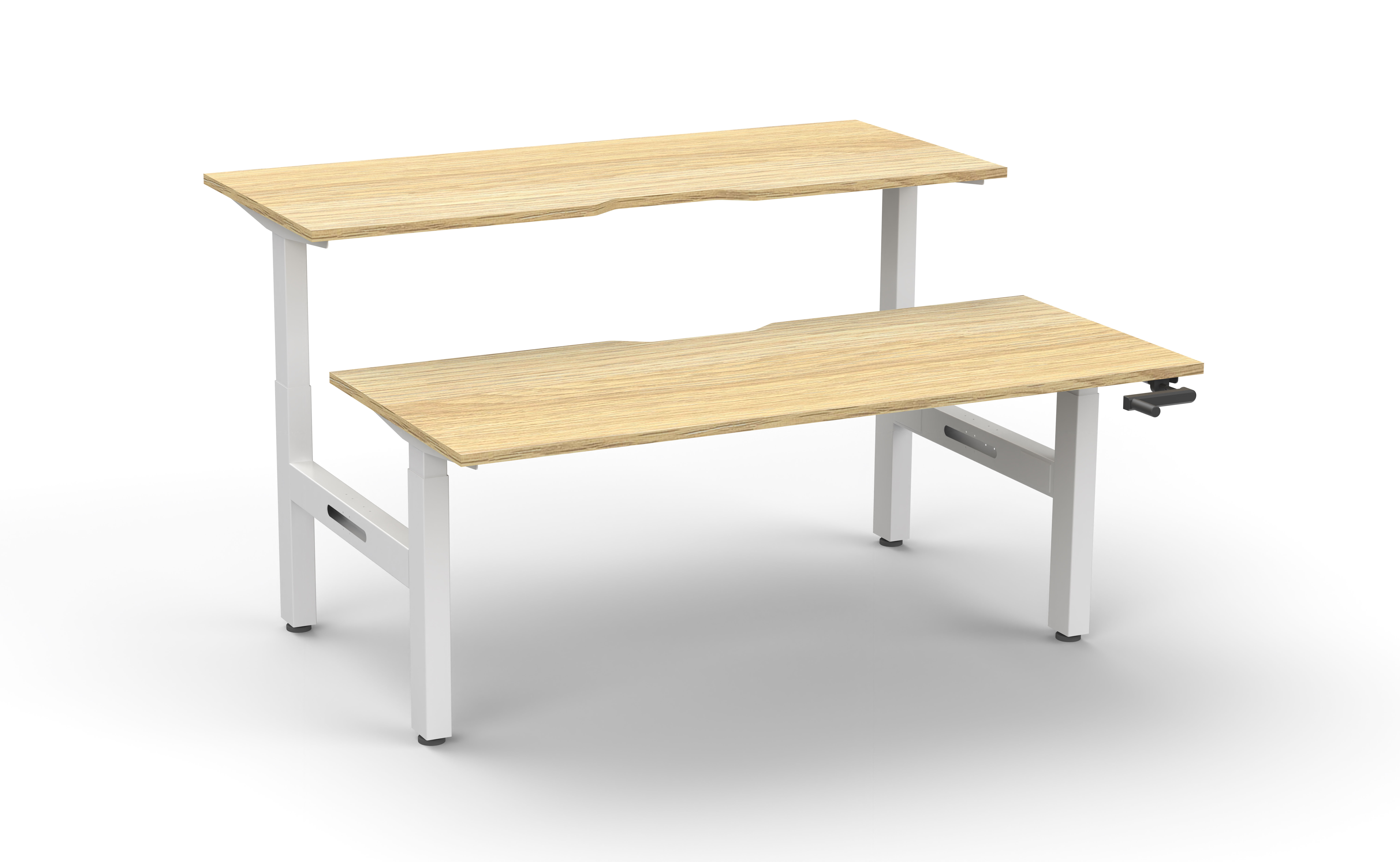 Boost Crank Double Sided Sit-Stand Workstation